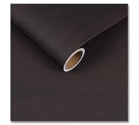 CRE8TIVE Papel pintado autoadhesivo marrón oscuro de aspecto de madera, 30 x 200 cm, mate, resistente al agua, autoadhesivo, para muebles, cocinas, baños, dormitorios, salas de estar