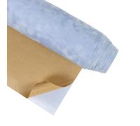 CRE8TIVE Papel tapiz autoadhesivo de tela azul claro, 30 cm x 900 cm, envoltura de vinilo de terciopelo floral azul para manualidades, dormitorio, muebles, armarios, papel de contacto de fieltro para