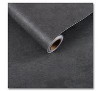 CRE8TIVE Papel tapiz de hormigón de 24 x 118 pulgadas, color gris oscuro, papel de contacto de cemento de vinilo ancho para encimera, despegar y pegar, impermeable, extraíble, rollo de papel