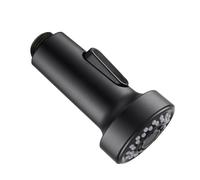 CREA Alcachofa Grifo Cocina, Grifo de cocina de repuesto para grifo de cocina,cabezal de repuesto,Grifo de Agua Piezas de Repuesto de La Cabeza del Rociador Accesorio (Negro)