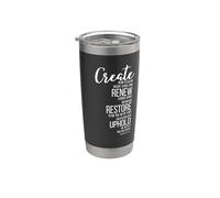 Crea En Mí Un Corazón Limpio. Salmo 51:10 Vaso térmico de acero inoxidable de doble pared
