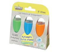 Crea Lign' CL165 Picto Stamps, azul, verde, naranja, 32 x 62 mm