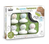 Crea lign'-Mes premiers tampons Animaux de la Ferme Mis Primeros Sellos Animales de la Granja (Créa Lign' CL196)