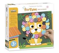 Crea Ligne - Fieltro, multicolor, 24,5 x 24,5 x 4,5 cm