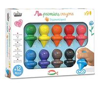 Crea lign'-Mes premiers Crayons Primeros lápices x9, Multicolor (Créa Lign' CL195)