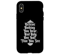 CREA Nada Que OYAS Y LA Mitad Ves Edgar Allan PoE Meme Carcasa para iPhone X/XS