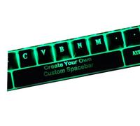 CREA Tu Propia Barra Espaciadora Retroiluminada Personalizada - Compatible con Corsair Razer Logitech Keychron Glorious Steelseries Daskeyboard Redragon