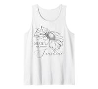 Crea tu propia camiseta inspiradora Sunshine Positive Quote Camiseta sin Mangas