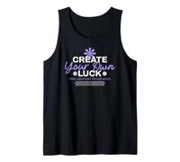 CREA tu Propia Suerte - Urban Typography Streetwear Camiseta sin Mangas