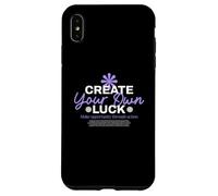 CREA tu Propia Suerte - Urban Typography Streetwear Carcasa para iPhone XS MAX