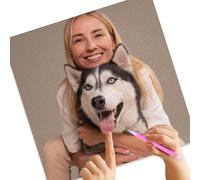 Crea tu propio arte de diamantes: kits de pintura 5D personalizados para adultos, arte fotográfico personalizado para el hogar o regalo (30 x 40 cm)