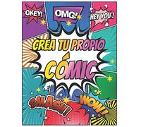 Crea Tu Propio Cómic: Imagina y escribe tus historias con esta variedad de plantillas de cómics en blanco para niños, adultos y adolescentes.
