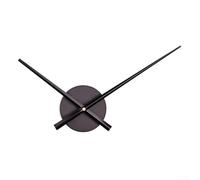 Crea tu propio reloj con puntero de esfera de metal con segundo movimiento de escaneo silencioso (negro)