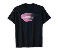 CREA tu Realidad Camiseta de mentalidad Motivacional Camiseta