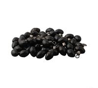 Crea tus propios aparejos de pesca con 100 cuentas de polea y clips giratorios (50 piezas)
