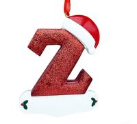 Crea tus propios mensajes con 26 adornos navideños del alfabeto para una temporada navideña memorable (Z)