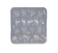 Crea un dije de uñas de moda con molde de silicona para uñas, diseño de rosas y mariposas, plantillas para uso diario