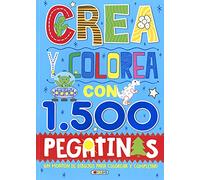 Crea y colorea con 1500 pegatinas