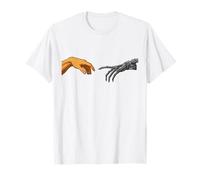 Creación de Adam Human and Robot Hands Funny AI Robotics Camiseta
