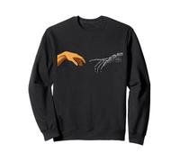 Creación de Adam Human and Robot Hands Funny AI Robotics Sudadera