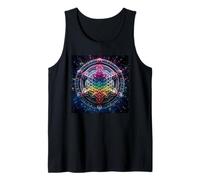Creación de geometría Sagrada del Cubo de Metatrón Camiseta sin Mangas