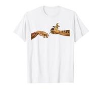 Creación Fresca De Adam Miguel Ángel Tatuaje Manos Lo Siento Mamá Camiseta, Hombre, Blanco, M