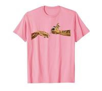 Creación Fresca De Adam Miguel Ángel Tatuaje Manos Lo Siento Mamá Camiseta, Hombre, Rosado, XXL