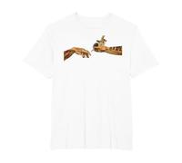 Creación Fresca De Adam Miguel Ángel Tatuaje Manos Lo Siento Mamá Camiseta, Hombre Tallas Grandes, Blanco, 3X Alto