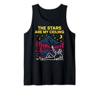 Creación Las Estrellas Son mi Techo Mujeres fe Cristiana Camiseta sin Mangas