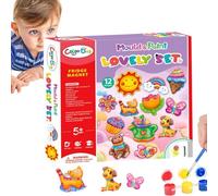 Creaciones de tiza para pintar, juego de pintura de tiza para niños,Suministros de manualidades Juegos educativos - Juguetes educativos Artes y manualidades, Pinta tus objetos de pintura, Kit de