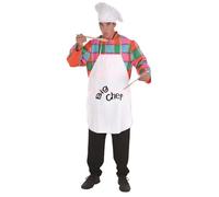 Creaciones Llopis Disfraz Adulto Cocinero Chef, Multicolor (40020