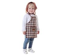 Creaciones Llopis Disfraz Castañera Ascen con Delantal y Pañuelo para Niña (3-5 años), 3672-1