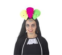 Creaciones Llopis Disfraz Catrina Calaveras Adulto | Disfraz de Catrina Calaveras Adulto. Incluye levita con vestido y diadema calaveras