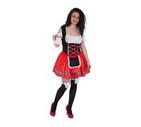 Creaciones Llopis - Disfraz de alemana para adulto, talla única | Disfraz Oktoberfest Alemana Adulto. Incluye vestido. Talla Adulto M