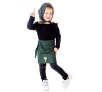 Creaciones Llopis Disfraz de Castañera Otoño Verde para Niña, Disfraz Castañera Niña (7-9 años)