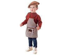 Creaciones Llopis Disfraz de Castañero Efrén Delantal y Boina para Niño (1-2 años)