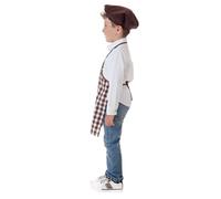 Creaciones Llopis Disfraz de Castañero Efrén Delantal y Boina para Niño (3-5 años), 3673-1