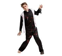 Creaciones Llopis Disfraz de Cura Zombie para Hombre