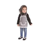 Creaciones Llopis Disfraz de Delantal de Castañera Vichy Niña (3-5 años)