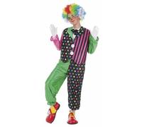 Creaciones Llopis - Disfraz de payaso rayas para adulto, talla única