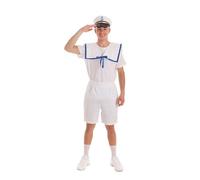 Creaciones Llopis Disfraz de Marinero Blanco para Hombre