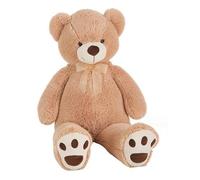 Creaciones Llopis - Oso de Peluche Gigante 100 cm Altura - Peluche XXL Súper Suave - Diferentes Modelos. (Beis)