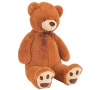 Creaciones Llopis - Oso de Peluche Gigante 100 cm Altura - Peluche XXL Súper Suave - Diferentes Modelos. (Oso Marrón)