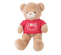 Creaciones Llopis - Oso y Perro de Peluche Gigante 140 cm - Animales de Peluche Grandes - Varios Modelos y Colores (Oso Sudadera Rosa)