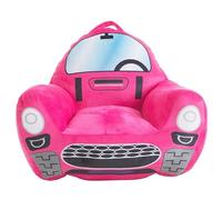 Creaciones Llopis Sillón Infantil para Niños y Niñas - Sillón Infantil Cómodo y Seguro, con Diseños de Vehículos (Fucsia)