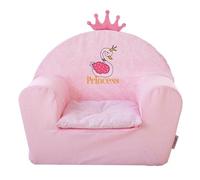 Creaciones Llopis Sillón Infantil para Niños y Niñas - Sofá Infantil Acolchado con Varios Diseños adorables - Fabricado en España (Princesa Corona)