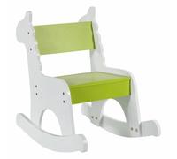 Creaciones Meng Kit Mecedora Infantil Madera Lac. Blan. Verde