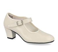 Creaciones PASOS DE BAILE 15 Zapatos Flamenca - Sintético para: NIÑA Color: BEIG Talla: 33