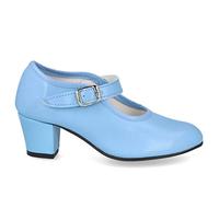 Creaciones PASOS DE BAILE 15 Zapatos Flamenca - Sintético para: NIÑA Color: Celeste Talla: 25