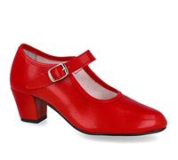 Creaciones PASOS DE BAILE 15 Zapatos Flamenca - Sintético para: NIÑA Color: Rojo Talla: 25